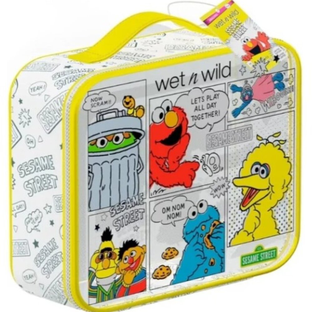 NWT! Wet N Wild‎ LIMITED EDITION Sesame Street Make Up Cosmetic Bag